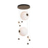 Hubbardton Forge Abacus 4 Light Round LED Pendant Model: 139052-LED-STND-05-YL0694