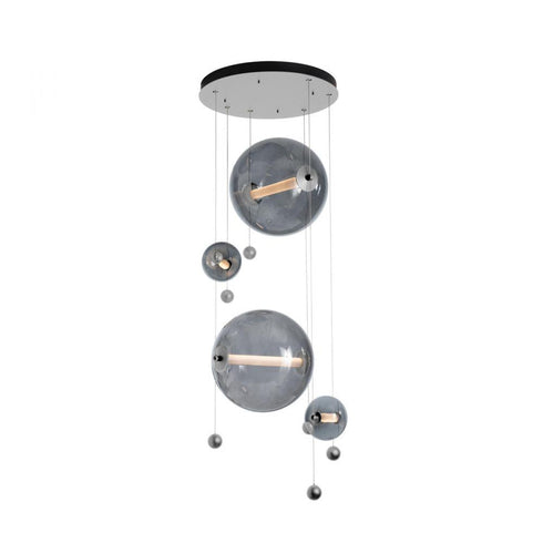 Hubbardton Forge Abacus 4 Light Round LED Pendant Model: 139052-LED-STND-05-YL0694
