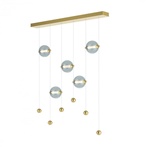 Hubbardton Forge Abacus 5 Light LED Pendant Model: 139050-LED-STND-10-YL0668