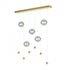 Hubbardton Forge Abacus 5 Light LED Pendant Model: 139050-LED-STND-10-YL0668