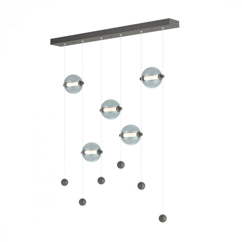 Hubbardton Forge Abacus 5 Light LED Pendant Model: 139050-LED-STND-10-YL0668