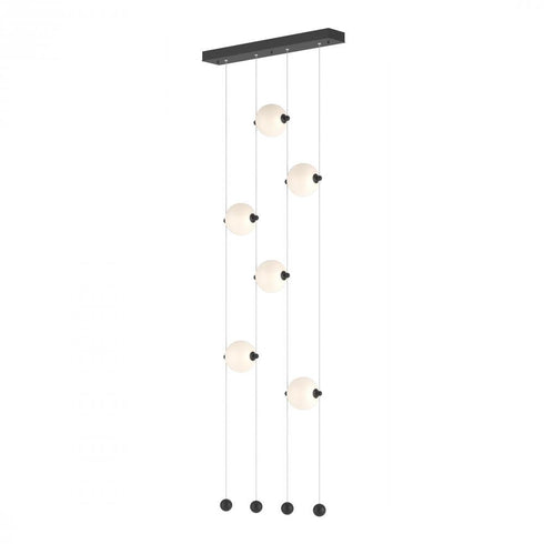 Hubbardton Forge Abacus 6 Light Ceiling To Floor LED Pendant Model: 139055-LED-STND-07-GG0668
