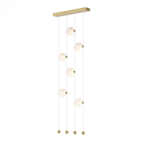 Hubbardton Forge Abacus 6 Light Ceiling To Floor LED Pendant Model: 139055-LED-STND-07-GG0668