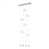 Hubbardton Forge Abacus 6 Light Ceiling To Floor LED Pendant Model: 139055-LED-STND-07-GG0668