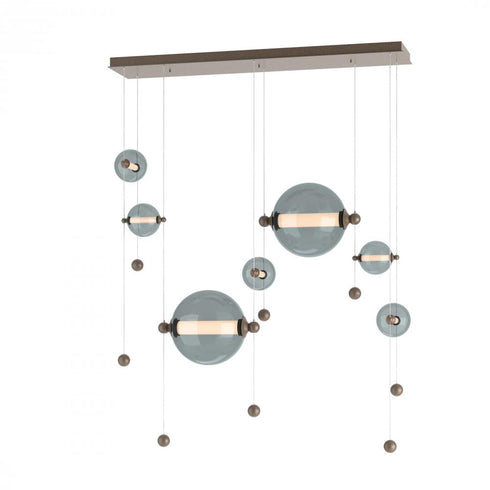 Hubbardton Forge Abacus 7 Light Double Linear LED Pendant Model: 139054-LED-STND-07-YL0694