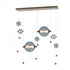 Hubbardton Forge Abacus 7 Light Double Linear LED Pendant Model: 139054-LED-STND-07-YL0694