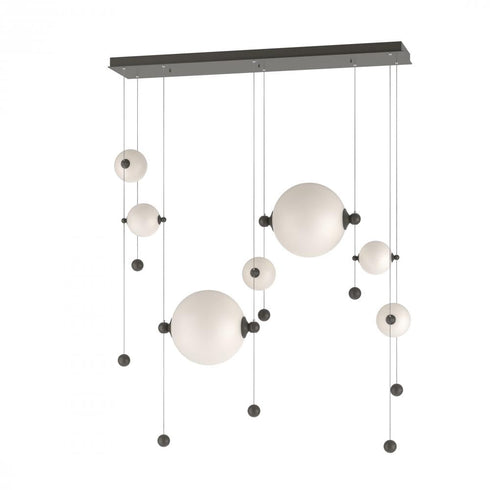 Hubbardton Forge Abacus 7 Light Double Linear LED Pendant Model: 139054-LED-STND-07-YL0694