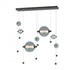Hubbardton Forge Abacus 7 Light Double Linear LED Pendant Model: 139054-LED-STND-07-YL0694