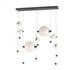 Hubbardton Forge Abacus 7 Light Double Linear LED Pendant Model: 139054-LED-STND-07-YL0694