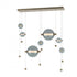 Hubbardton Forge Abacus 7 Light Double Linear LED Pendant Model: 139054-LED-STND-07-YL0694