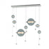 Hubbardton Forge Abacus 7 Light Double Linear LED Pendant Model: 139054-LED-STND-07-YL0694