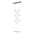 Hubbardton Forge Abacus 9 Light Ceiling To Floor LED Pendant Model: 139057-LED-STND-10-GG0668
