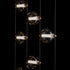 Hubbardton Forge Abacus 9 Light Ceiling To Floor LED Pendant Model: 139057-LED-STND-10-GG0668