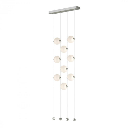 Hubbardton Forge Abacus 9 Light Ceiling To Floor LED Pendant Model: 139057-LED-STND-10-GG0668