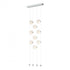 Hubbardton Forge Abacus 9 Light Ceiling To Floor LED Pendant Model: 139057-LED-STND-10-GG0668