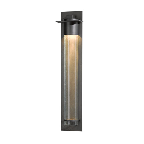 Hubbardton Forge Airis Large Dark Sky Friendly Outdoor Sconce in Coastal Dark Smoke Finish Model: 307930-SKT-77-II0241