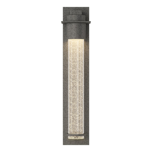 Hubbardton Forge Airis Medium Dark Sky Friendly Outdoor Sconce in Coastal Oil Rubbed Bronze Finish Model: 307920-SKT-14-II0211