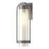 Hubbardton Forge Alcove Medium Outdoor Sconce in Coastal Oil Rubbed Bronze Finish Model: 302556-SKT-14-FD0742