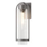 Hubbardton Forge Alcove Medium Outdoor Sconce in Coastal Oil Rubbed Bronze Finish Model: 302556-SKT-14-FD0742