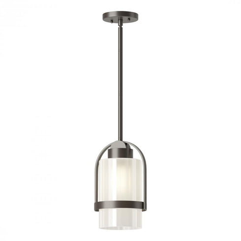 Hubbardton Forge Alcove Outdoor Pendant in Coastal Oil Rubbed Bronze Finish Model: 362555-SKT-MULT-14-FD0744