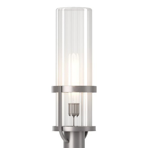 Hubbardton Forge Alcove Outdoor Post Light in Coastal Oil Rubbed Bronze Finish Model: 342025-SKT-14-FD0745