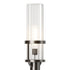 Hubbardton Forge Alcove Outdoor Post Light in Coastal Oil Rubbed Bronze Finish Model: 342025-SKT-14-FD0745