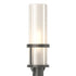 Hubbardton Forge Alcove Outdoor Post Light in Coastal Oil Rubbed Bronze Finish Model: 342025-SKT-14-FD0745