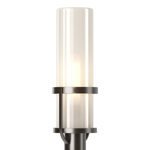 Hubbardton Forge Alcove Outdoor Post Light in Coastal Oil Rubbed Bronze Finish Model: 342025-SKT-14-FD0745