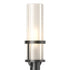 Hubbardton Forge Alcove Outdoor Post Light in Coastal Oil Rubbed Bronze Finish Model: 342025-SKT-14-FD0745