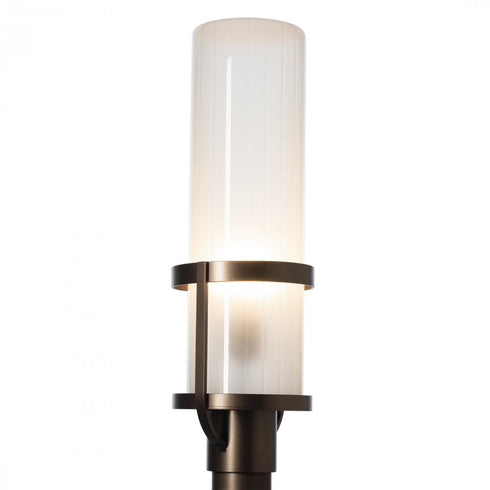 Hubbardton Forge Alcove Outdoor Post Light in Coastal Oil Rubbed Bronze Finish Model: 342025-SKT-14-FD0745