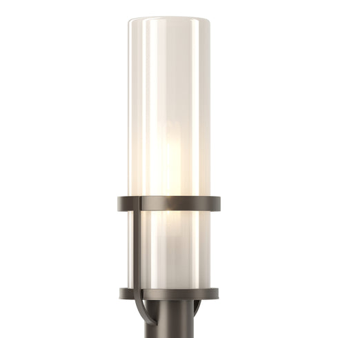 Hubbardton Forge Alcove Outdoor Post Light in Coastal Oil Rubbed Bronze Finish Model: 342025-SKT-14-FD0745