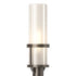 Hubbardton Forge Alcove Outdoor Post Light in Coastal Oil Rubbed Bronze Finish Model: 342025-SKT-14-FD0745