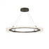 Hubbardton Forge Anemone Circular LED Pendant in Bronze Finish Model: 139772-LED-STND-05