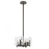 Hubbardton Forge Arc 4 Light Semi Flus Pendant Model: 131060-SKT-MULT-82-YR0719