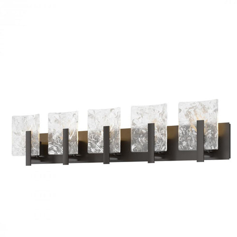 Hubbardton Forge Arc 5 Light Bath Sconce in Black Finish Model: 201313-SKT-10-YR0719
