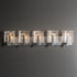 Hubbardton Forge Arc 5 Light Bath Sconce in Black Finish Model: 201313-SKT-10-YR0719