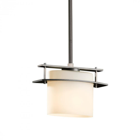 Hubbardton Forge Arc Ellipse Mini Pendant in Bronze Finish Model: 188200-SKT-MULT-05-GG0182
