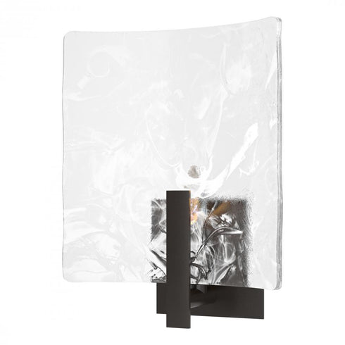 Hubbardton Forge Arc Large 1 Light Bath Sconce in Black Finish Model: 201310-SKT-10-YR0699