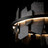 Hubbardton Forge Ardesia Circular LED Pendant Model: 139665-LED-STND-14-SL