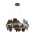 Hubbardton Forge Ardesia Circular LED Pendant Model: 139665-LED-STND-14-SL