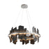 Hubbardton Forge Ardesia Circular LED Pendant Model: 139665-LED-STND-14-SL