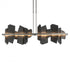 Hubbardton Forge Ardesia Linear LED Pendant Model: 139666-LED-SHRT-82-SL