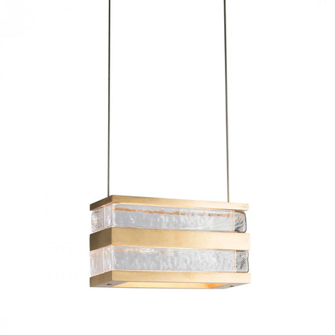 Hubbardton Forge Art + Alchemy Stacks LED Pendant in Oil Rubbed Bronze Finish Model: 401854-LED-STND-14-ZM0562