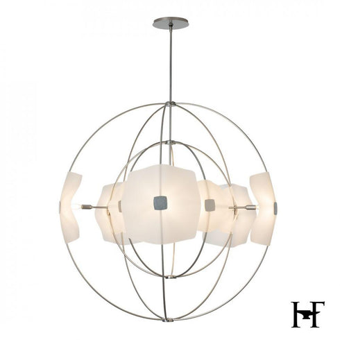 Hubbardton Forge Astra Orb Large Pendant in Sterling Finish Model: 131503-SKT-MULT-85-FD0852