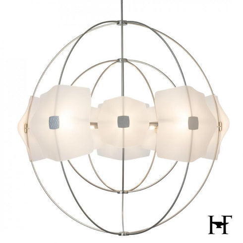 Hubbardton Forge Astra Orb Large Pendant in Sterling Finish Model: 131503-SKT-MULT-85-FD0852