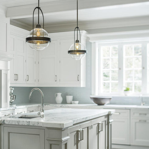 Hubbardton Forge Atlas Pendant in Bronze Finish Model: 187460-SKT-MULT-05-GG0605