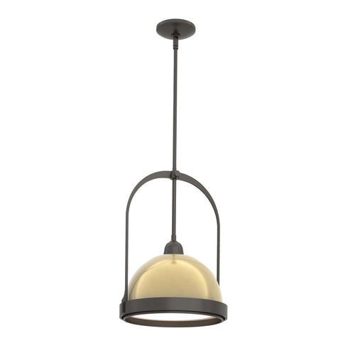 Hubbardton Forge Atlas Small Pendant in Bronze Finish Model: 187462-SKT-MULT-05-05