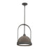 Hubbardton Forge Atlas Small Pendant in Bronze Finish Model: 187462-SKT-MULT-05-05