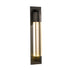 Hubbardton Forge Axis Large Outdoor Sconce in Coastal Oil Rubbed Bronze Finish Model: 306405-SKT-14-ZM0333