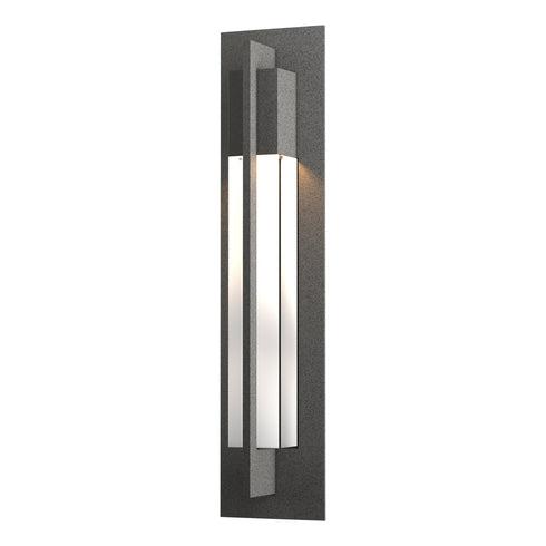 Hubbardton Forge Axis Large Outdoor Sconce in Coastal Oil Rubbed Bronze Finish Model: 306405-SKT-14-ZM0333